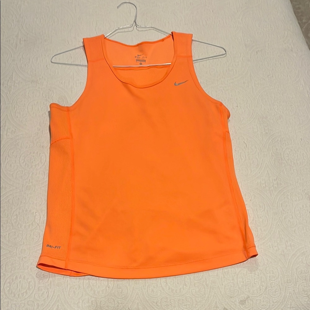 Nike Miller Orange Dri-FIT Running Top